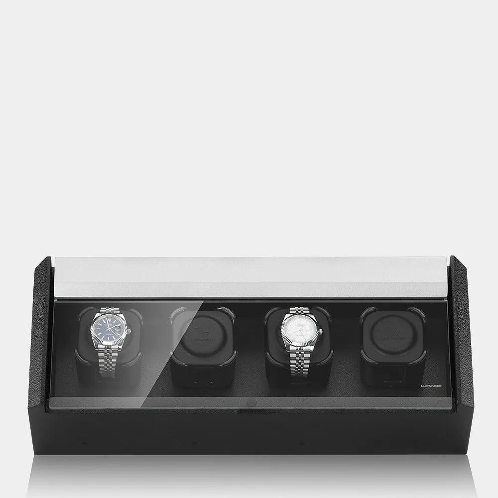 Remontoir Montre CARAT 4 Montres Gris Noir