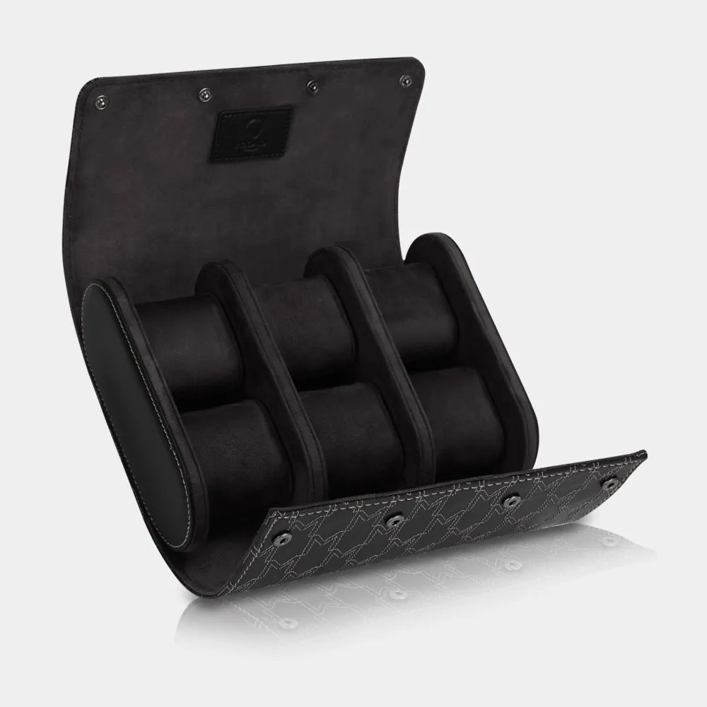 Watch Case - OPTIMUS 6 Watches Black / White-1-Le Remontoir