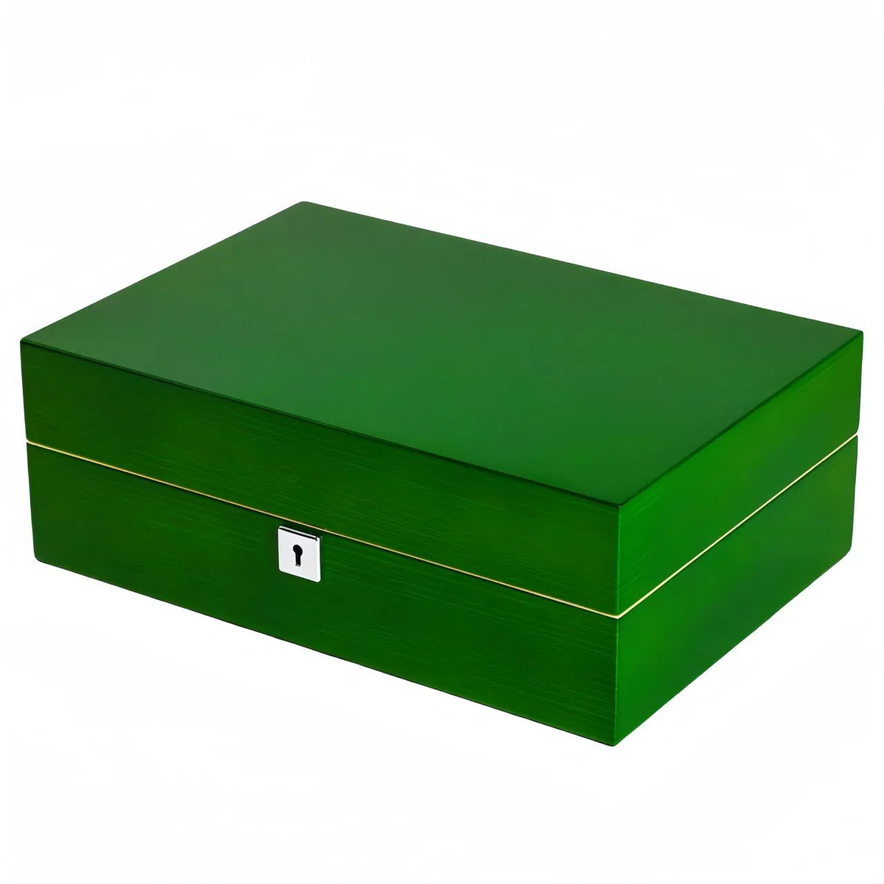 Watch Box for 10 Watches - Green/Beige-2-Le Remontoir