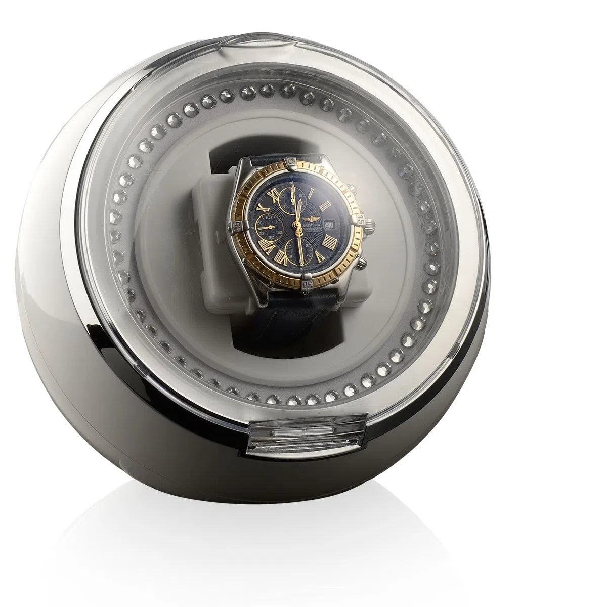 Globe Shine White Watch Winder-3-Le Remontoir