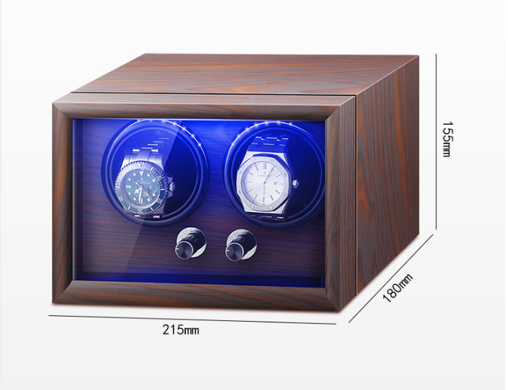 Full Wood Pin Duo Watch Winder-3-Le Remontoir