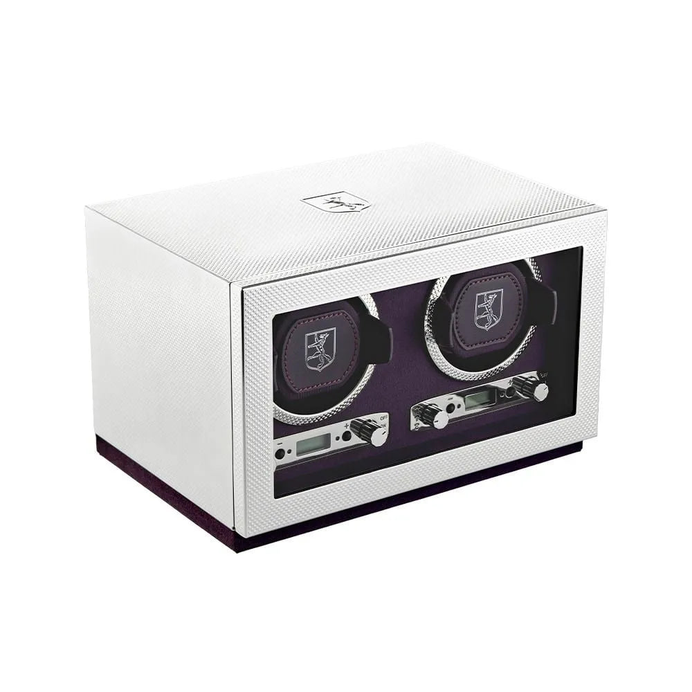 Silver Double Watch Winder-3-Le Remontoir