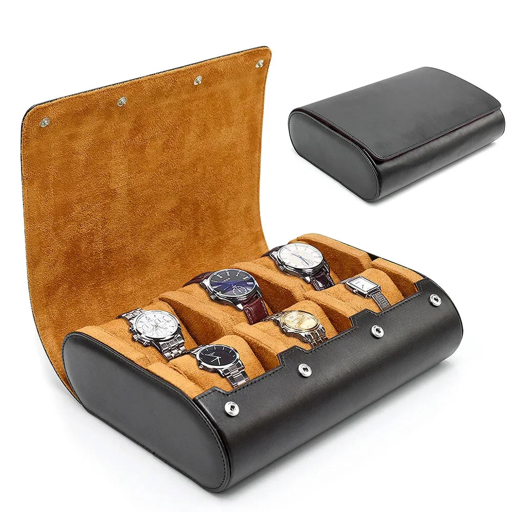Watch Case - Black Ochre Sextuple-1-Le Remontoir