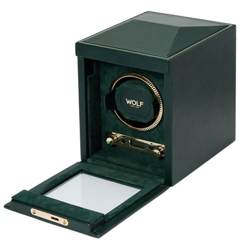 British Racing Green Single Watch Winder-1-Le Remontoir
