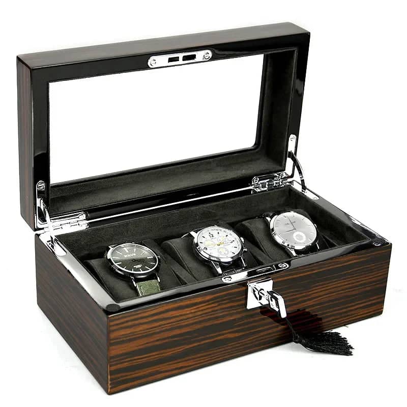 Premium 3-slot watch box