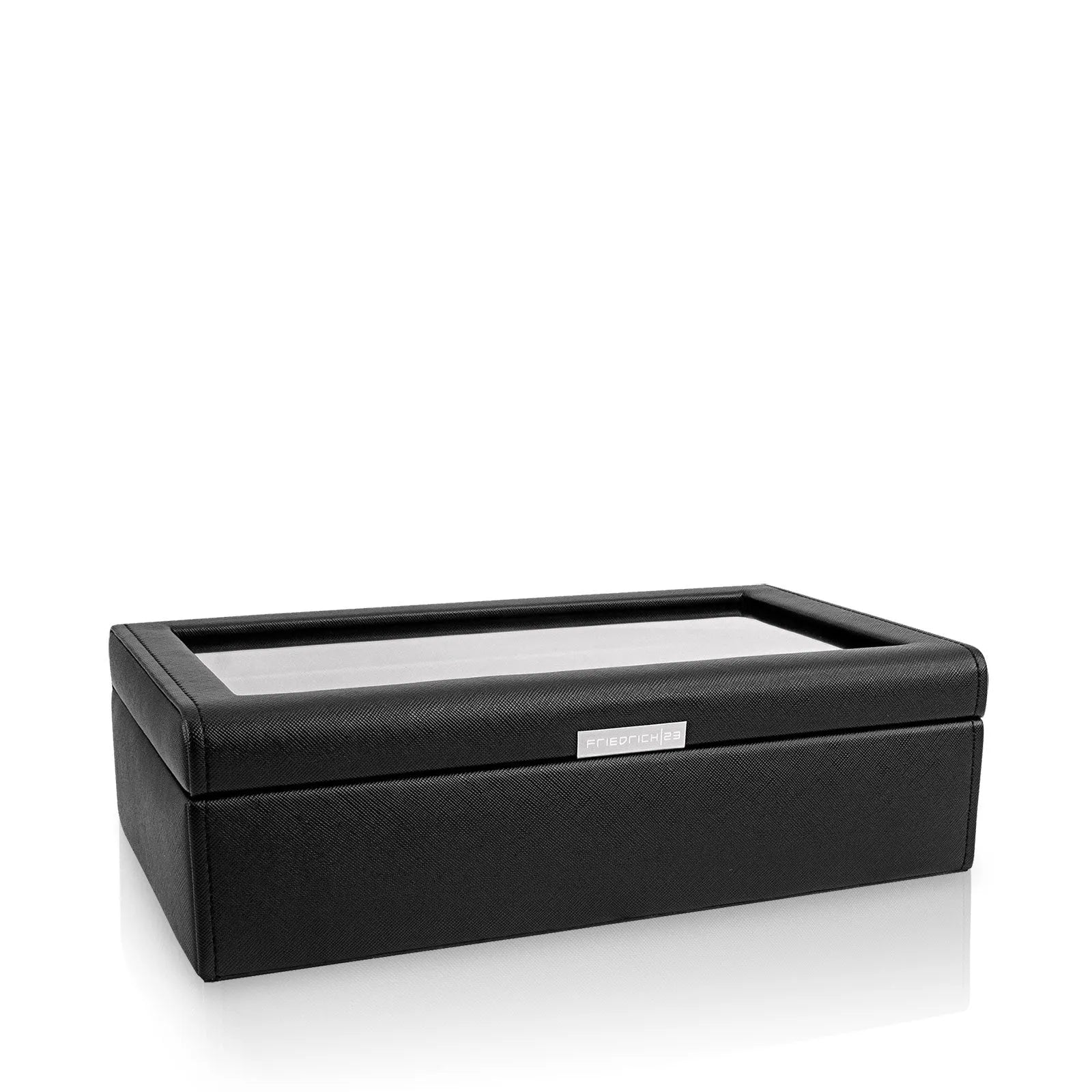 Watch Box – Bond Cross Grain 10 Black-2-Le Remontoir