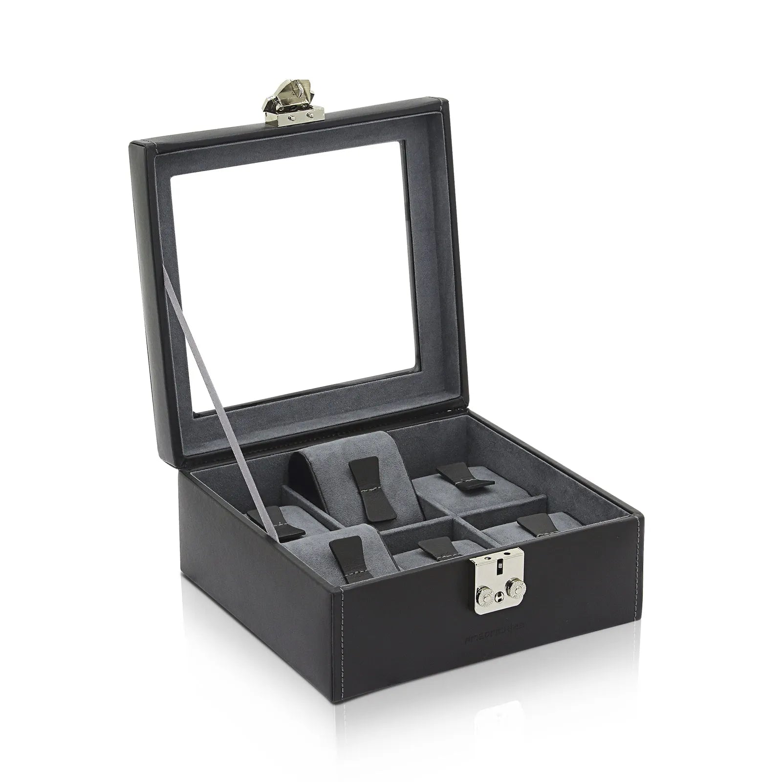 Watch Box – Infinity 6 Black/Anthracite-1-Le Remontoir