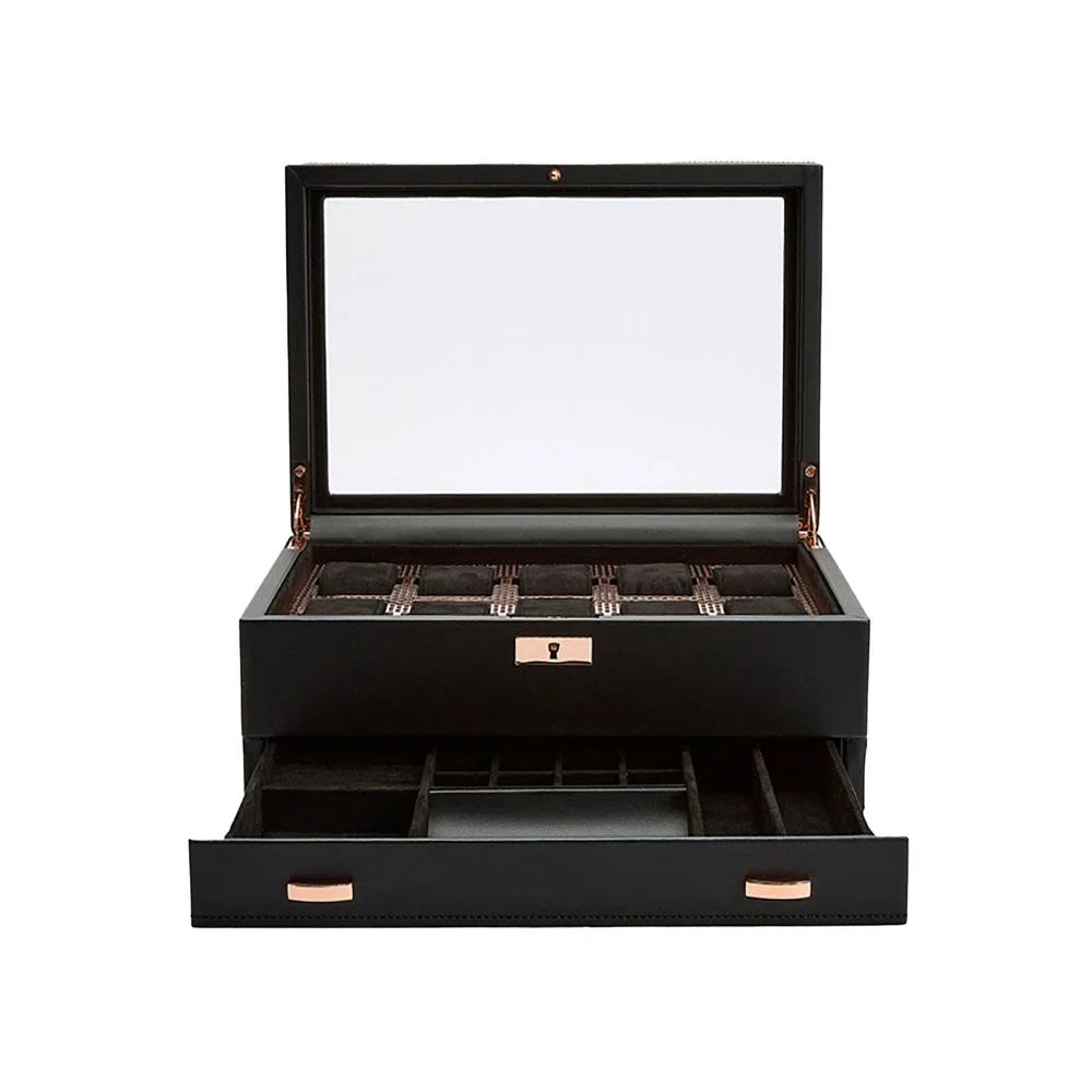 Watch Box - Axis 10 Copper with drawer-2-Le Remontoir