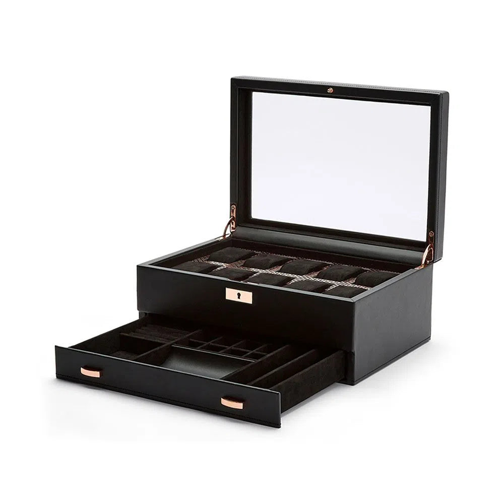 Axis 10-Watch Copper Watch Box with Drawer-1-Le Remontoir