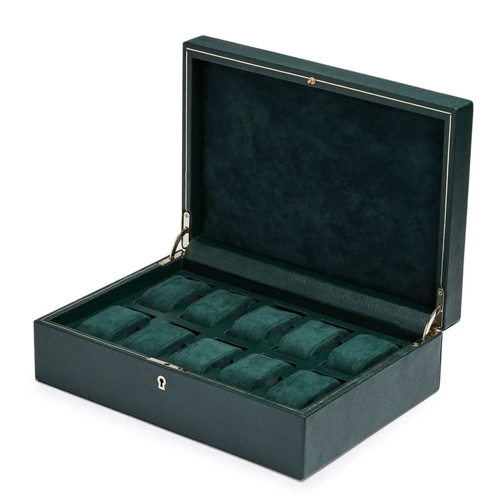 Watch Box - British Racing 10 watches Green-1-Le Remontoir