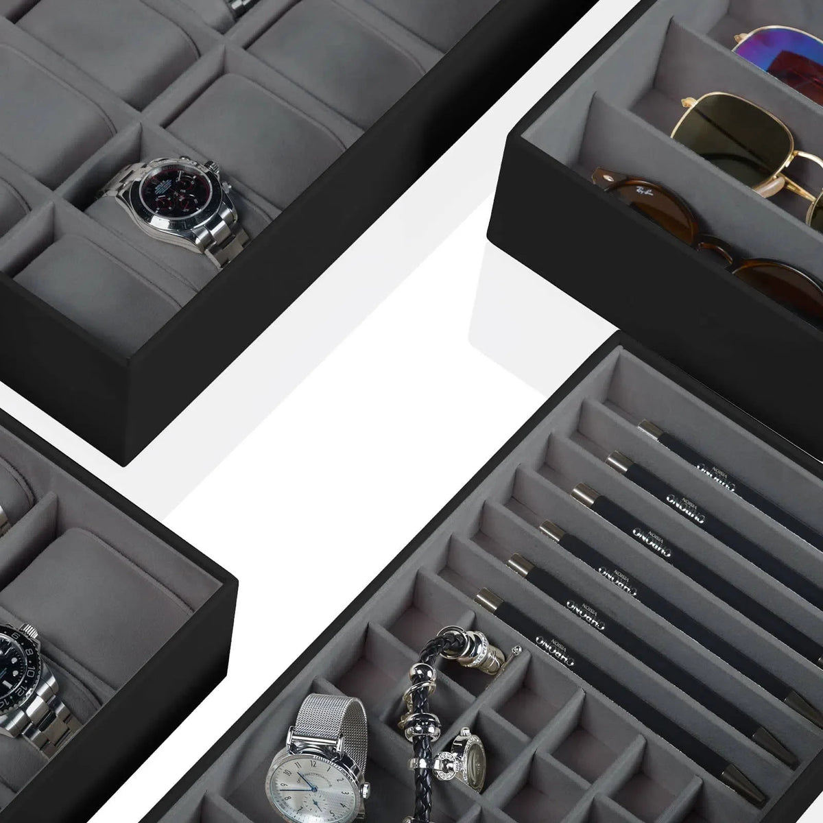 Watch box - Heisse XXL Black-3-Le Remontoir