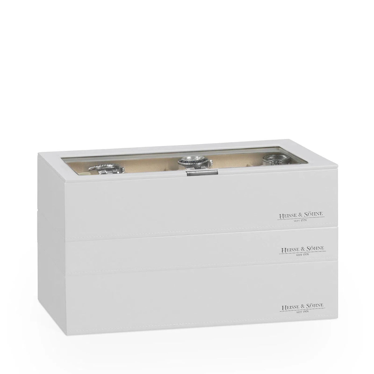 Watch box - Heisse XXL White-1-Le Remontoir