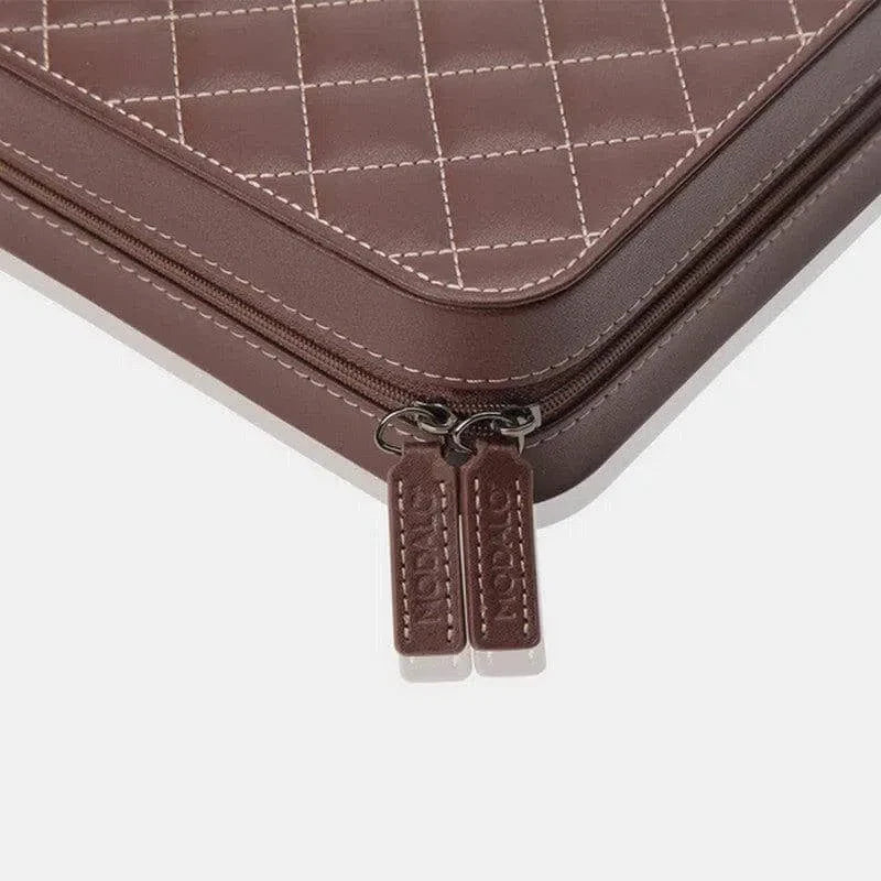 Watch Travel Case - Invia Brown 6-3-Le Remontoir