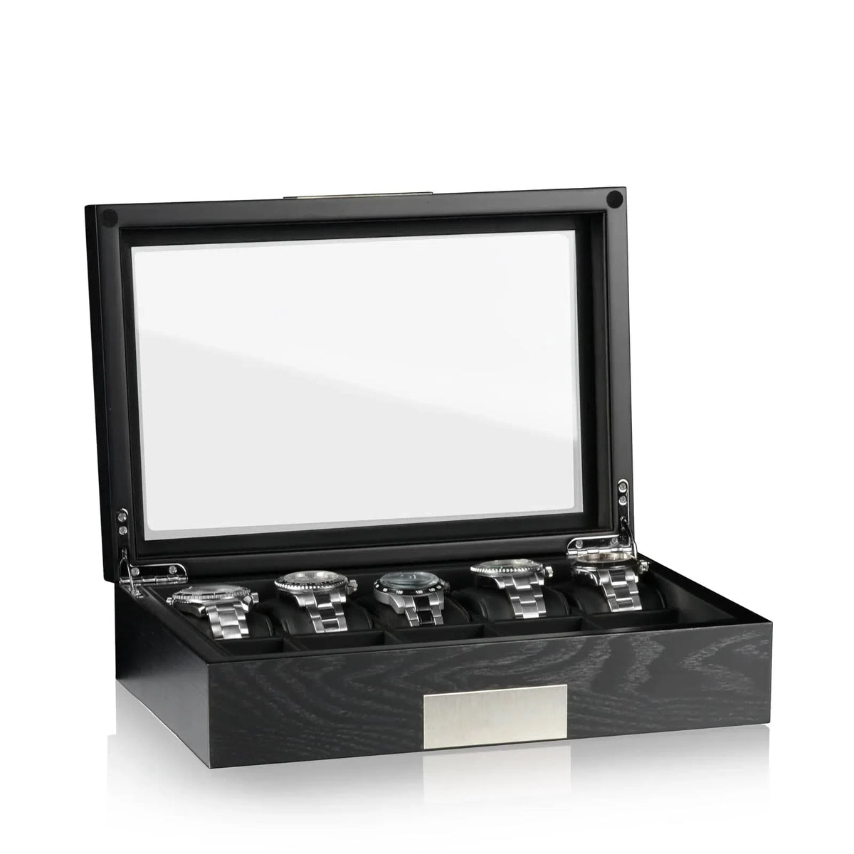 Watch Box - Monterray Satin Black-1-Le Remontoir