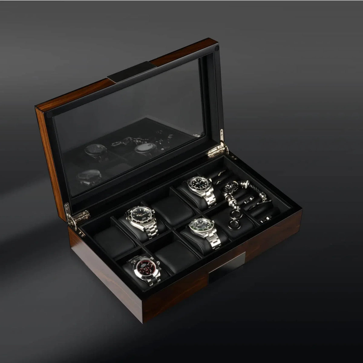 Watch Box - Monterray Satin Walnut-8-Le Remontoir