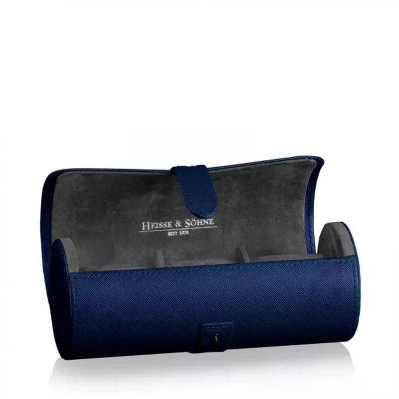 Watch Travel Case - Roll 3 Blue-6-Le Remontoir