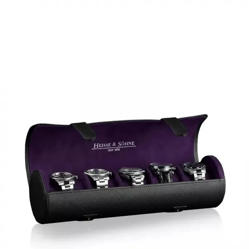 Watch roll - Roll 5 Purple-1-Le Remontoir