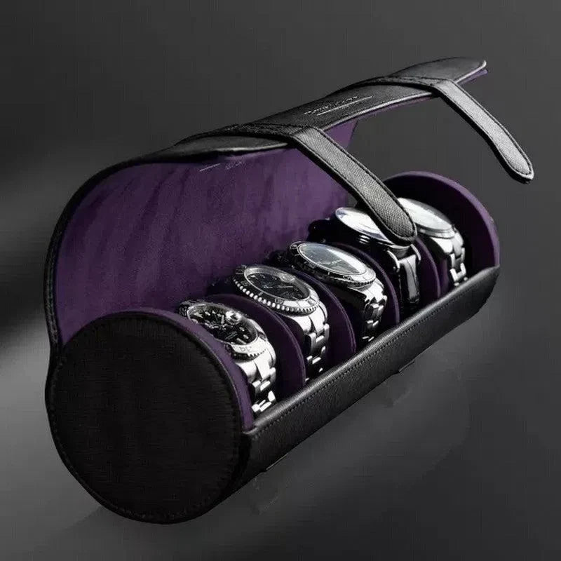 Watch roll - Roll 5 Purple-3-Le Remontoir