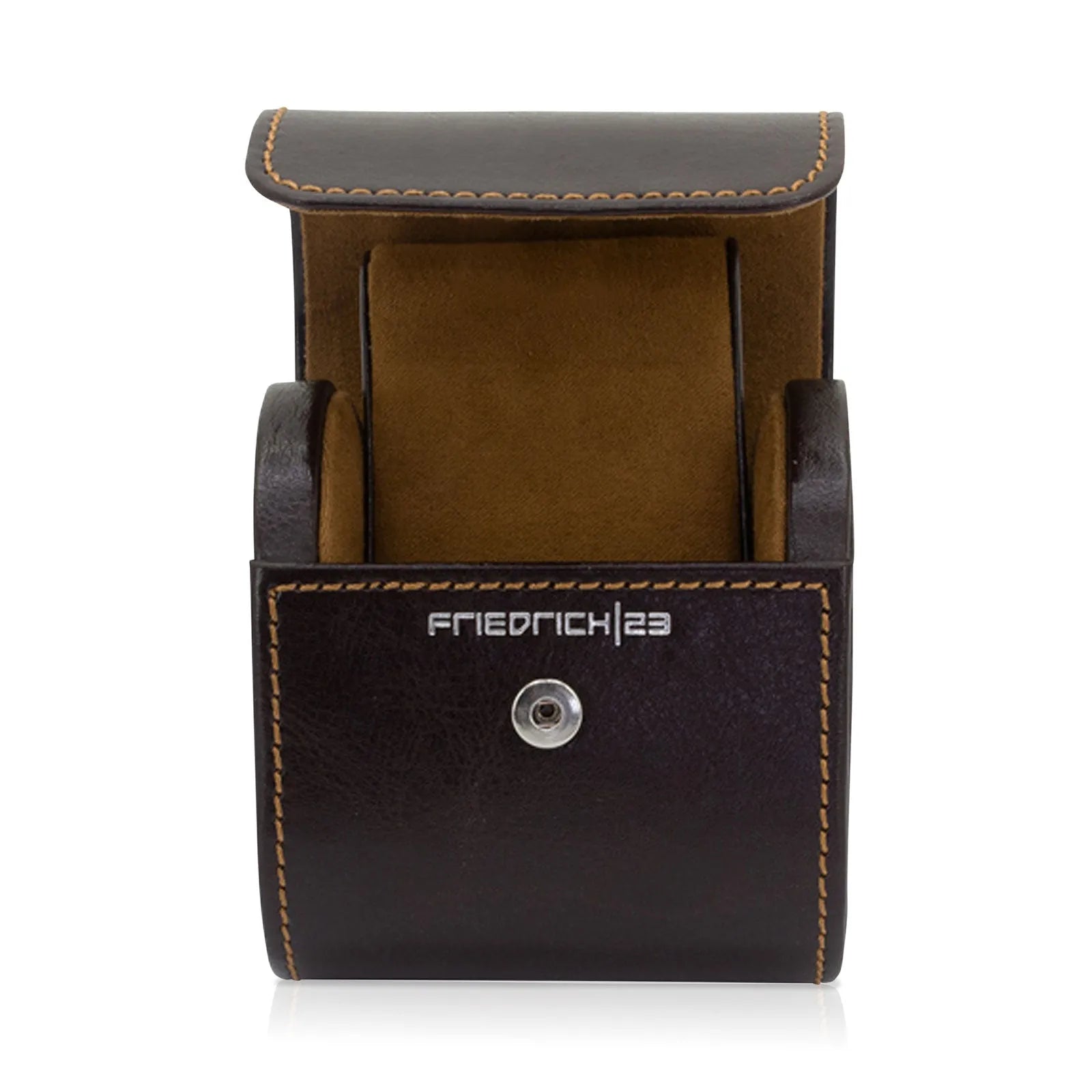 Bond Roll Watch Case – 1 Watch – Brown-1-Le Remontoir