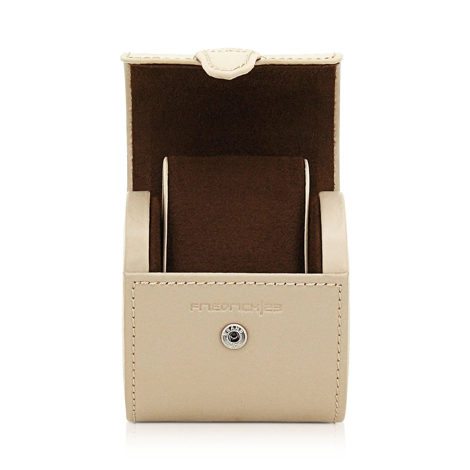 Cordoba Roll Watch Case – 1 Watch – Beige-1-Le Remontoir