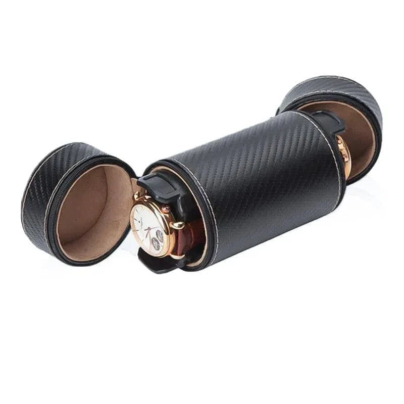 Watch Travel Case - Roll Duo Carbon-1-Le Remontoir