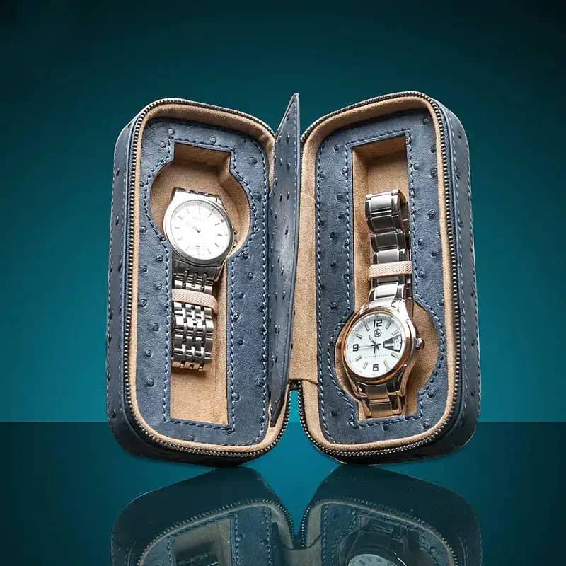 Watch Travel Case - Voyage Céruléen-2-Le Remontoir