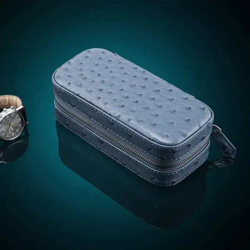 Watch Travel Case - Voyage Céruléen-3-Le Remontoir
