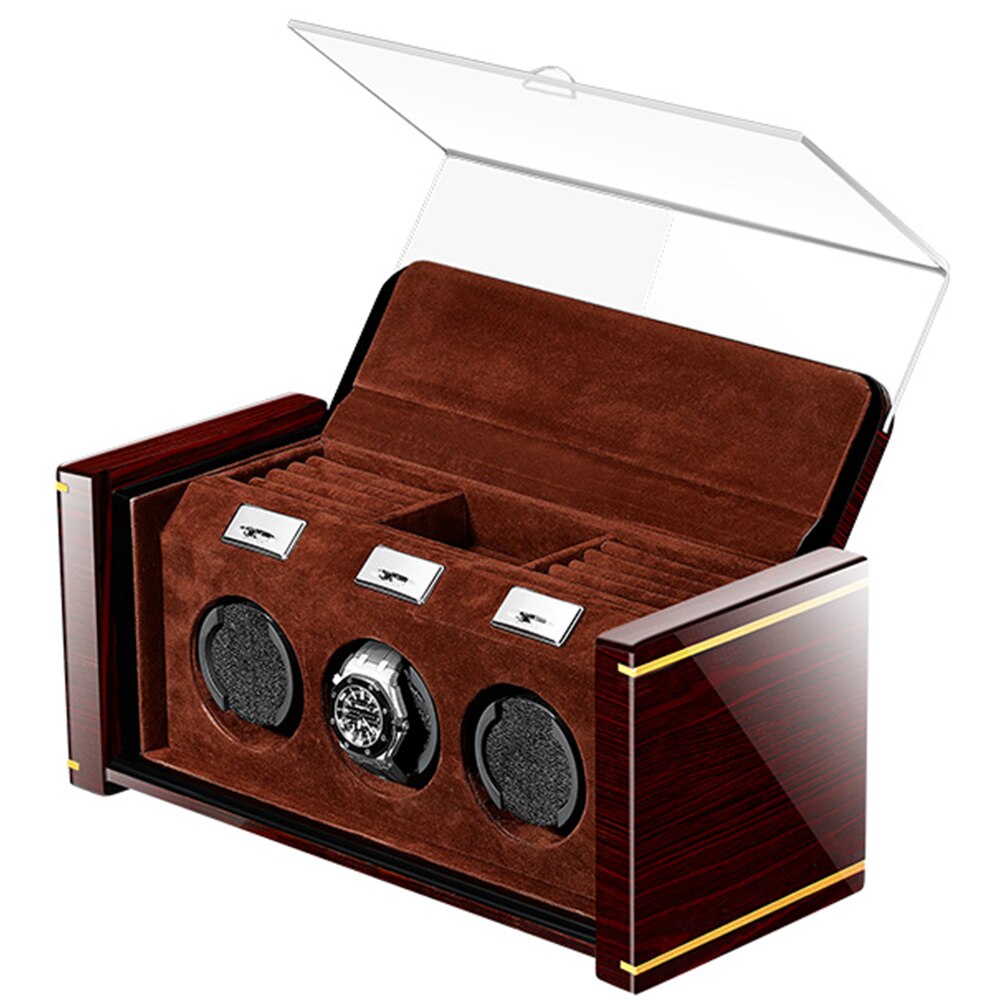 Carmine Trio Watch Winder-1-Le Remontoir