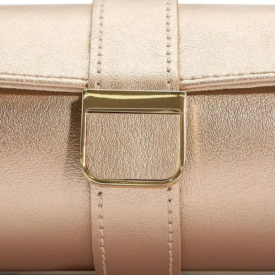 Palermo Double Watch Case with Rose Gold Pouch-3-Le Remontoir