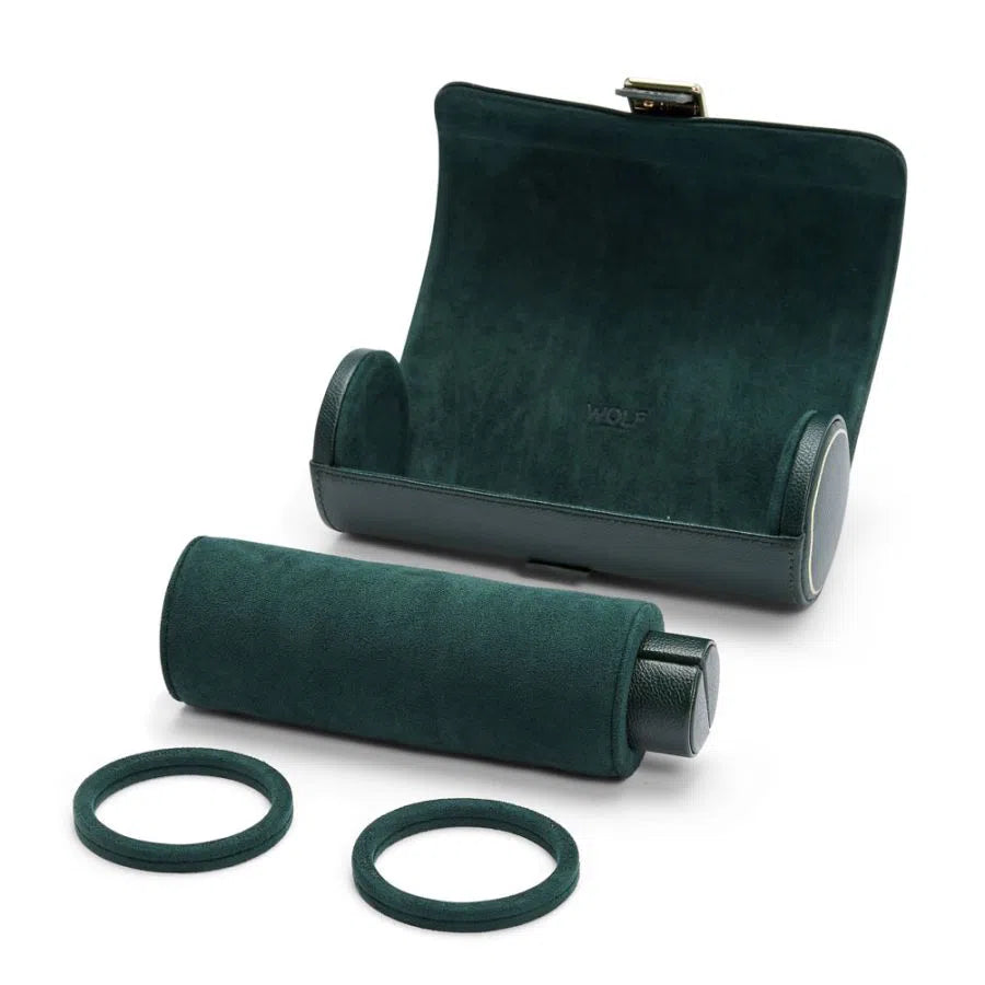 British Racing Triple Watch Case – Green-7-Le Remontoir