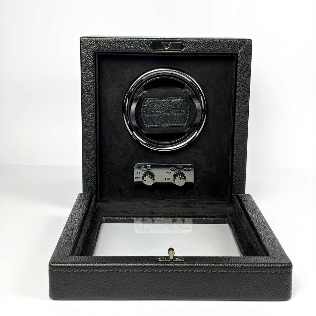Watch Winder Cube Divan · 1 Watch · Onyx Black