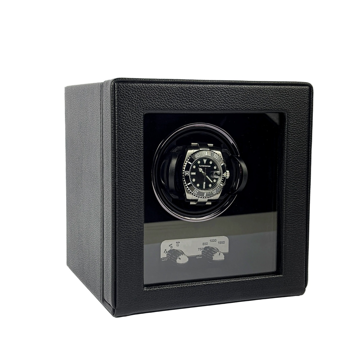 Watch Winder Cube Divan · 1 Watch · Onyx Black