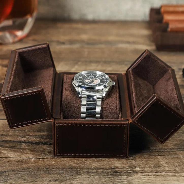 Mystery Leather Watch Box-3-Le Remontoir