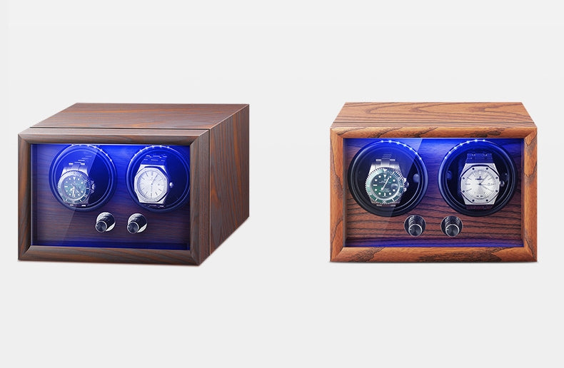 Watch Winder Full Wood Walnut Duo-2-Le Remontoir