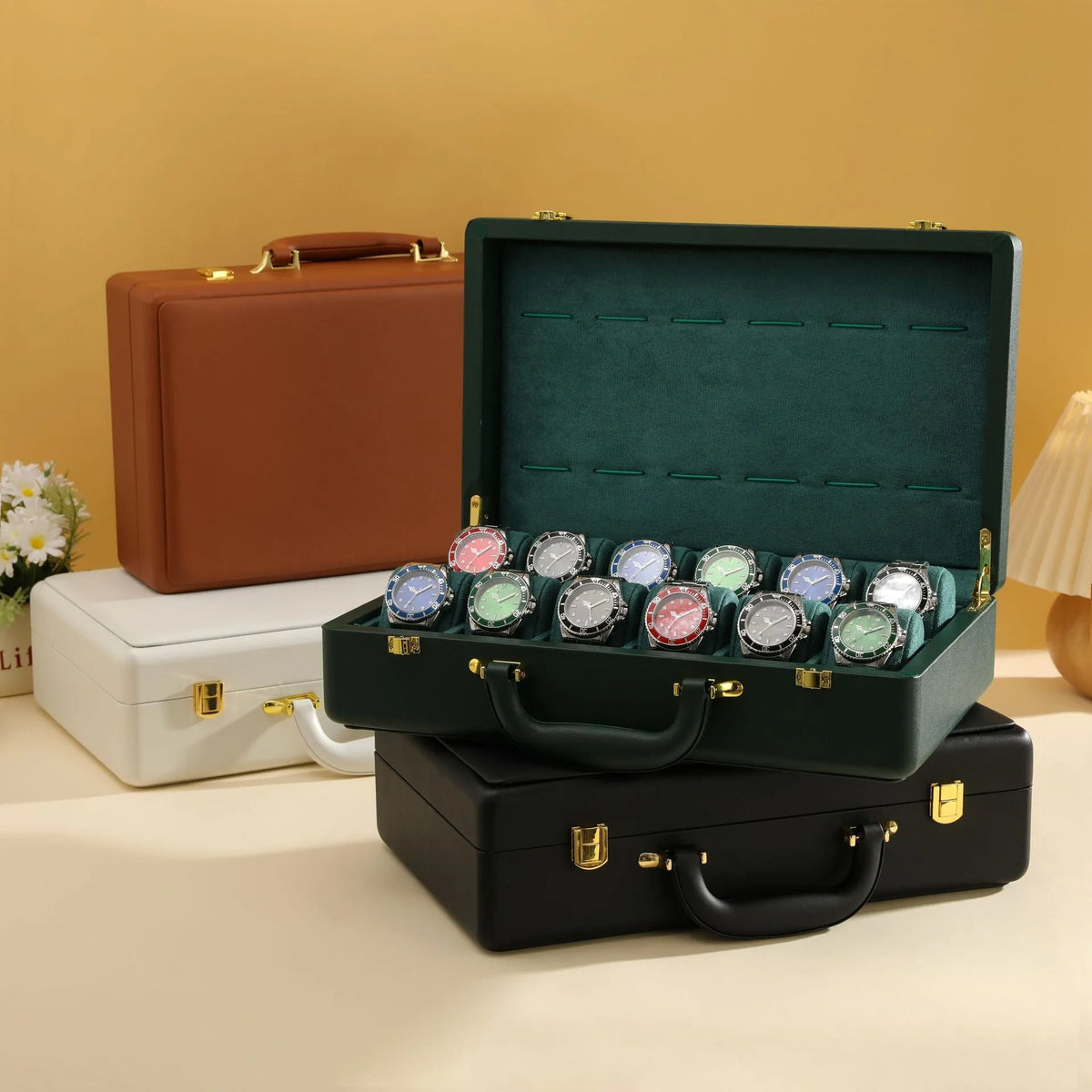 Black Leather Watch Case-4-Le Remontoir