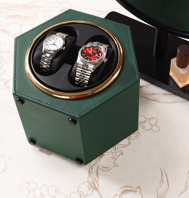Hexagonal Duo Watch Winder – Sinople-7-Le Remontoir