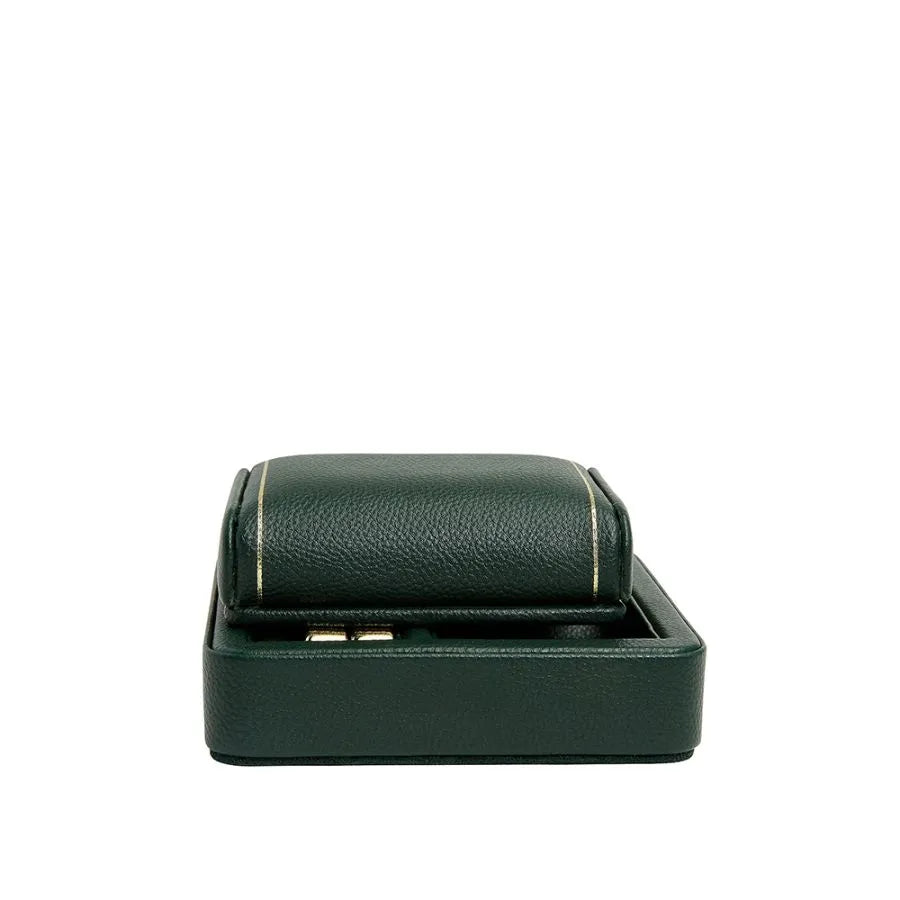 Single Watch Travel Case – British Racing Green-6-Le Remontoir