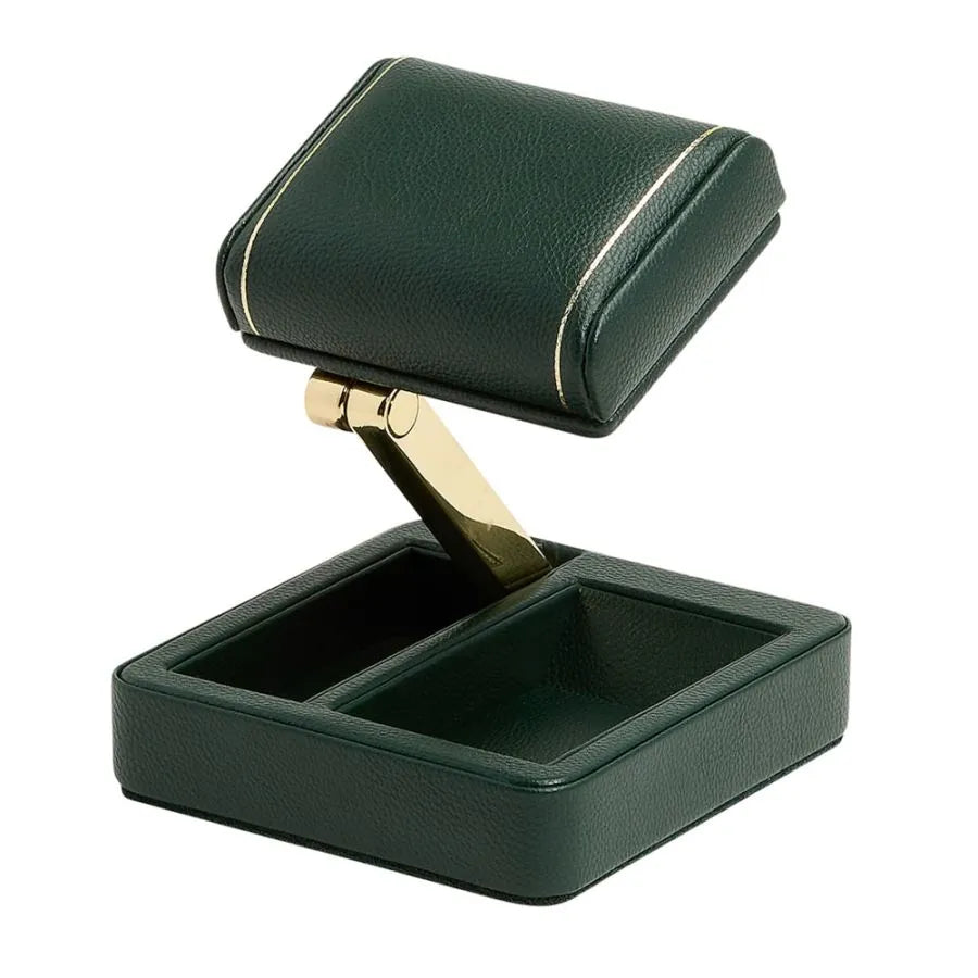 Single Watch Travel Case – British Racing Green-1-Le Remontoir