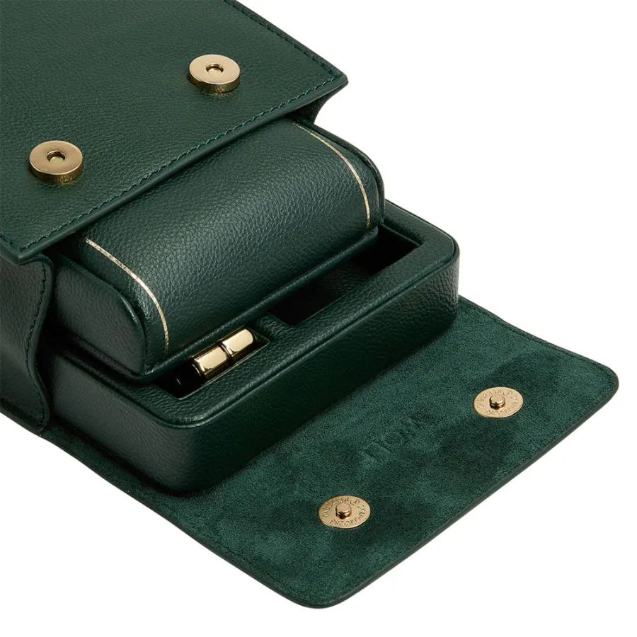 Single Watch Travel Case – British Racing Green-3-Le Remontoir