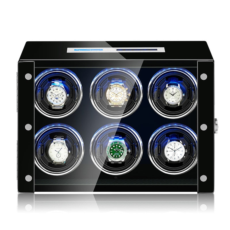Premium Piano 6-Slot Automatic Watch Winder-1-Le Remontoir