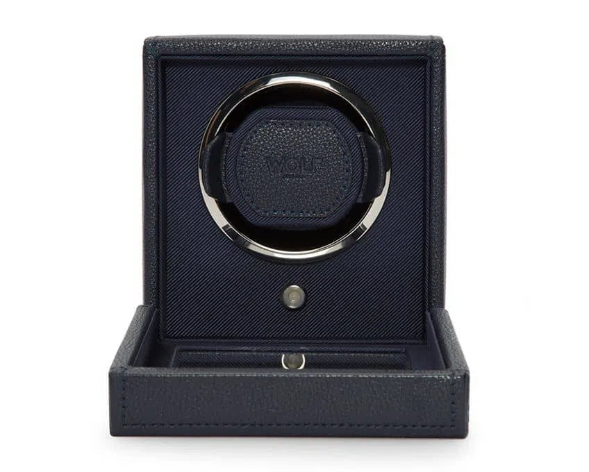 Watch Winder - Cube Cover Navy-5-Le Remontoir