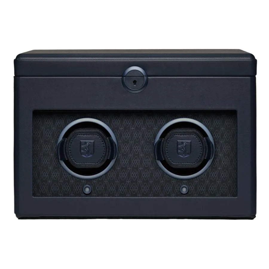 Earth Double Watch Winder – Blue-4-Le Remontoir