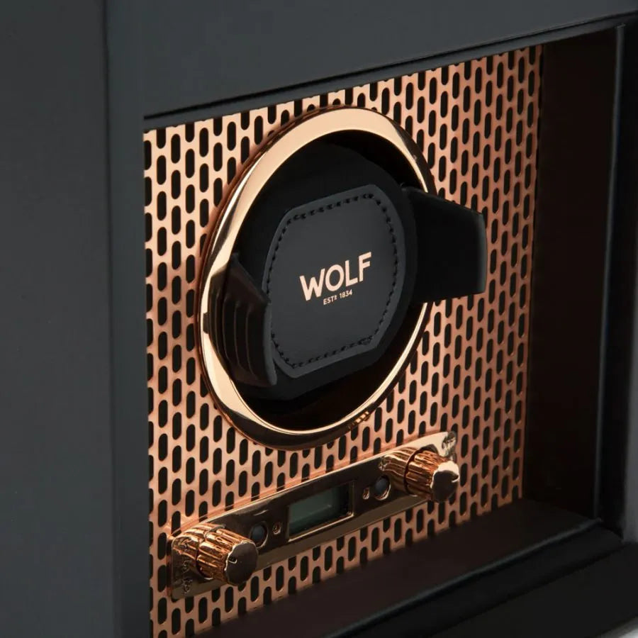 Single Axis Watch Winder with Storage – Copper-6-Le Remontoir