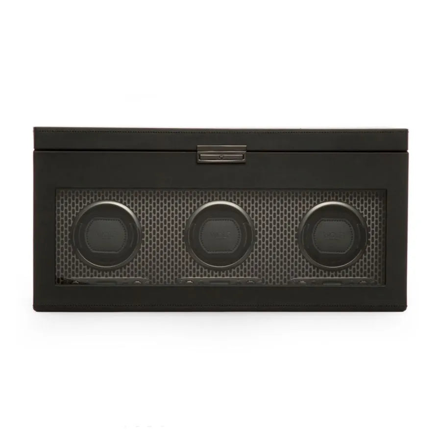 Triple Axis Watch Winder with Storage – Powder-Coated Finish-3-Le Remontoir