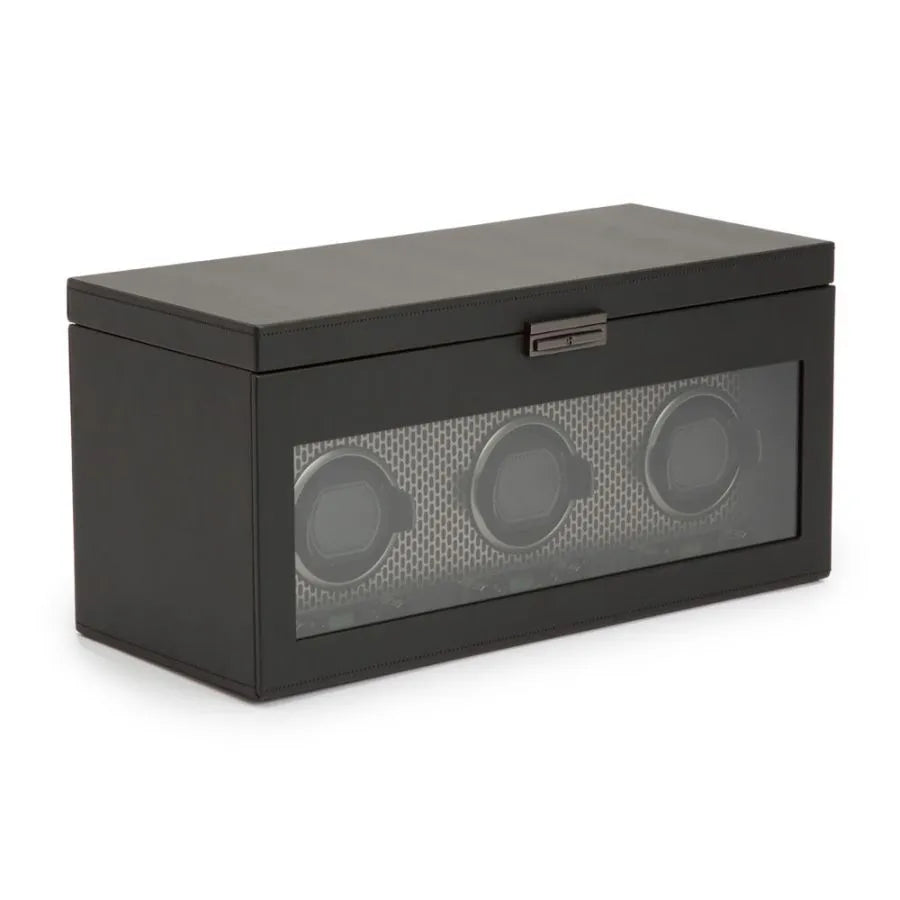 Triple Axis Watch Winder with Storage – Powder-Coated Finish-4-Le Remontoir