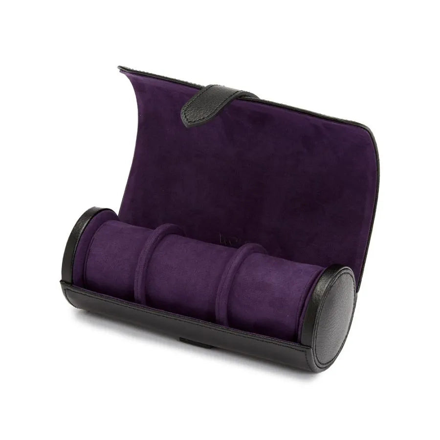 Blake Watch Roll Black/Purple with Capsule-1-Le Remontoir