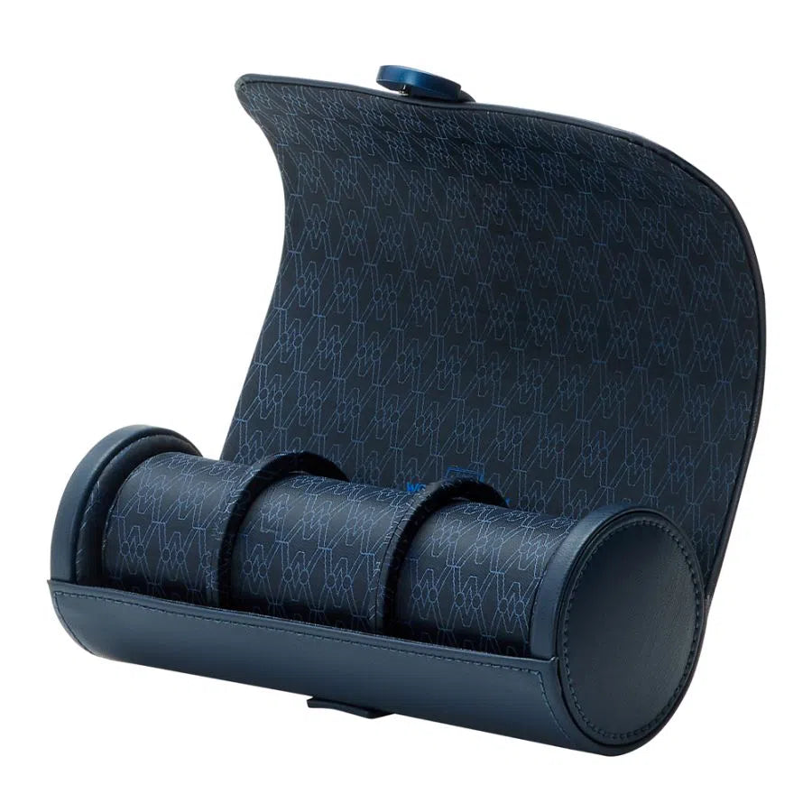 Three-Watch Roll – Earth Blue-1-Le Remontoir