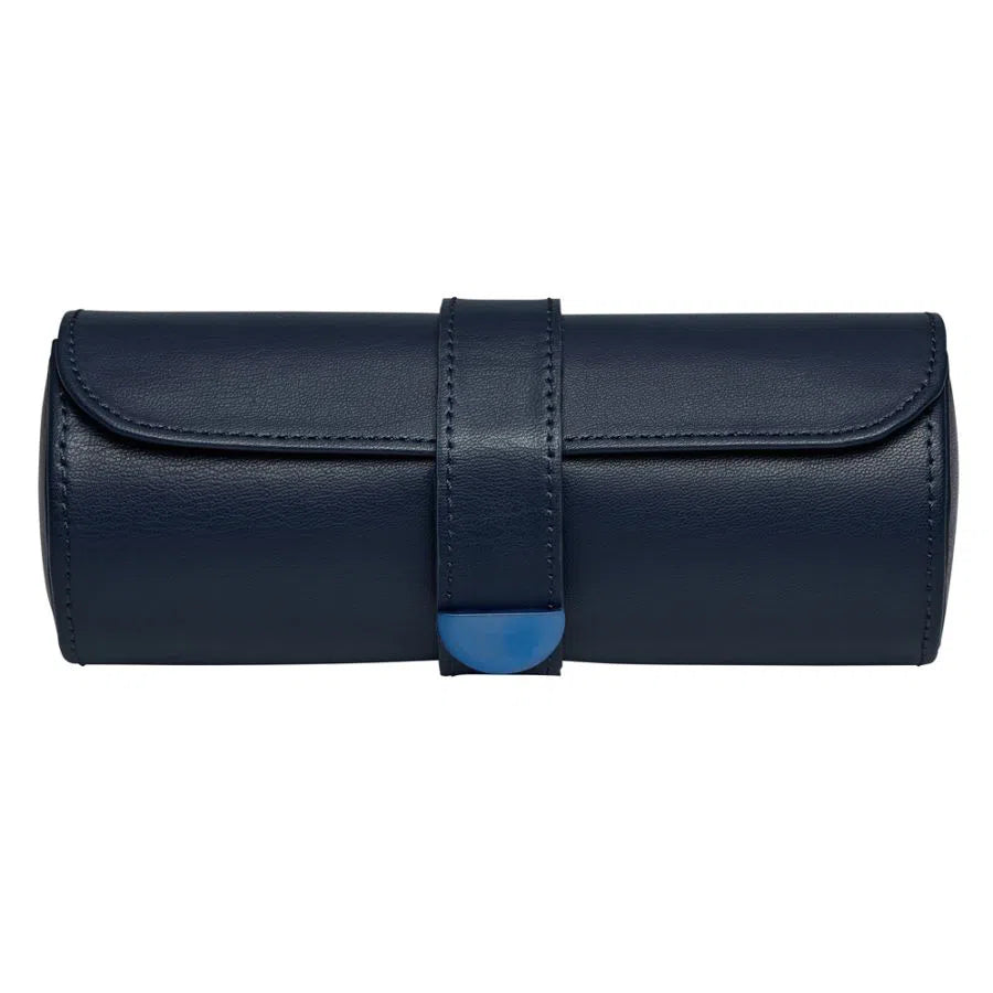 Three-Watch Roll – Earth Blue-3-Le Remontoir