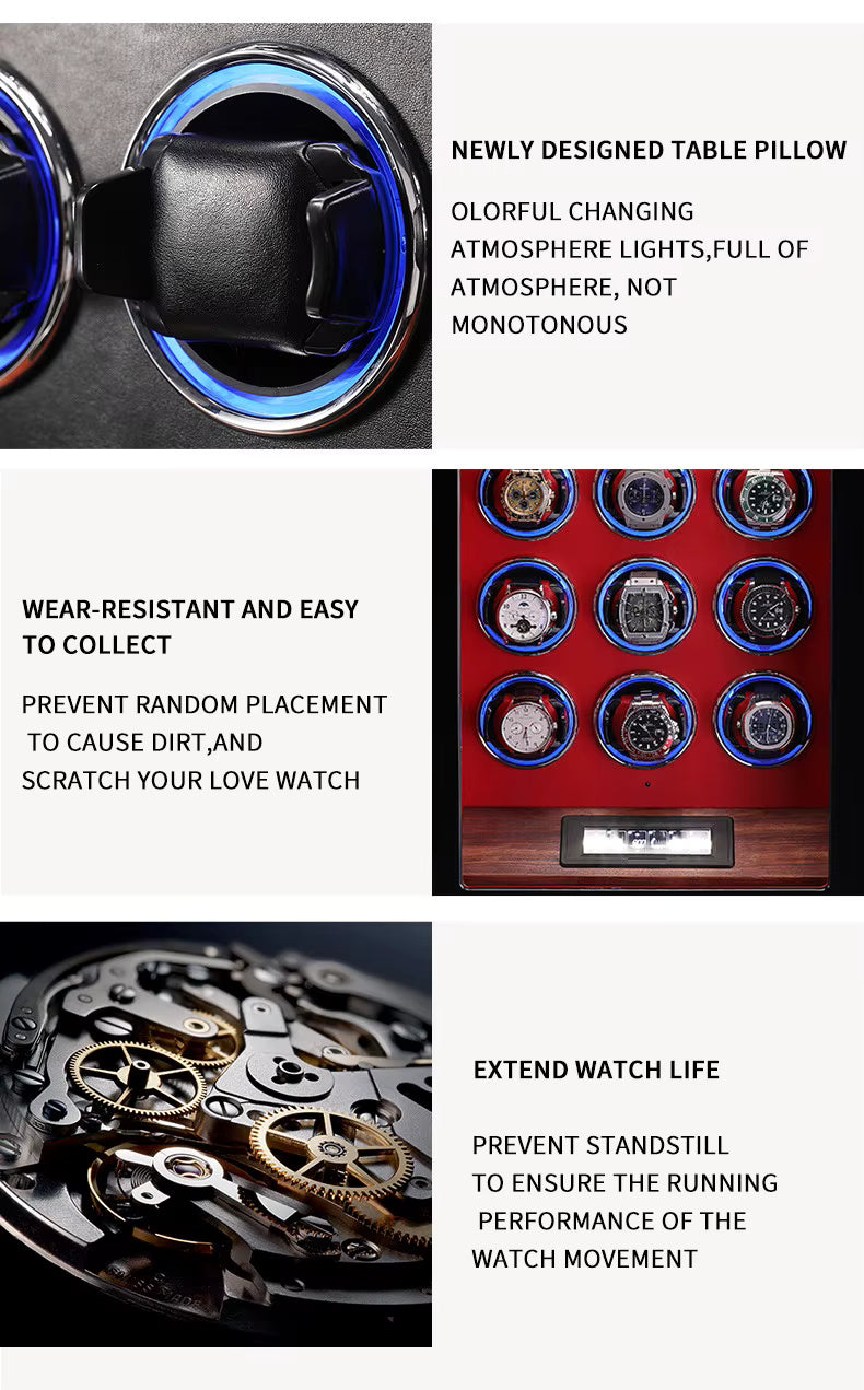Black Ebony 6 Watch Winder-7-Le Remontoir