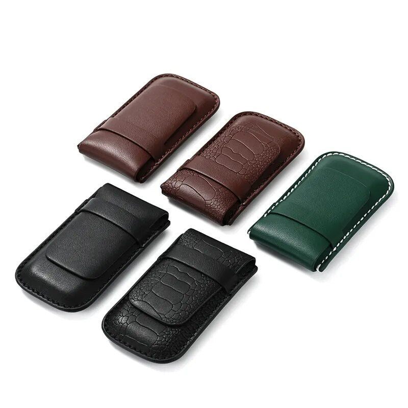Simple Black Leather Case-3-Le Remontoir